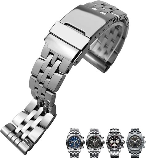 cinturini breitling acciaio|Cinturini Breitling in acciaio inossidabile per orologi.